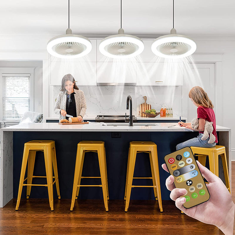 Energiezuinige Plafondventilator met LED Licht & Afstandsbediening | Geschikt voor Elke Lampfitting