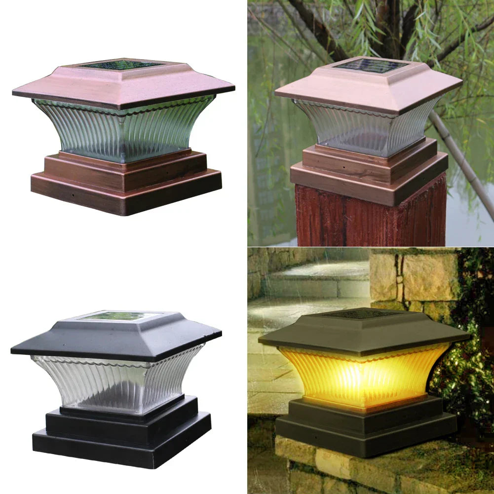 Solar LED Buitenlamp - LumiPillar, Energiezuinige Verlichting voor Tuin, Oprit of Terras