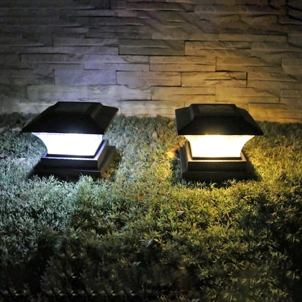 Solar LED Buitenlamp - LumiPillar, Energiezuinige Verlichting voor Tuin, Oprit of Terras