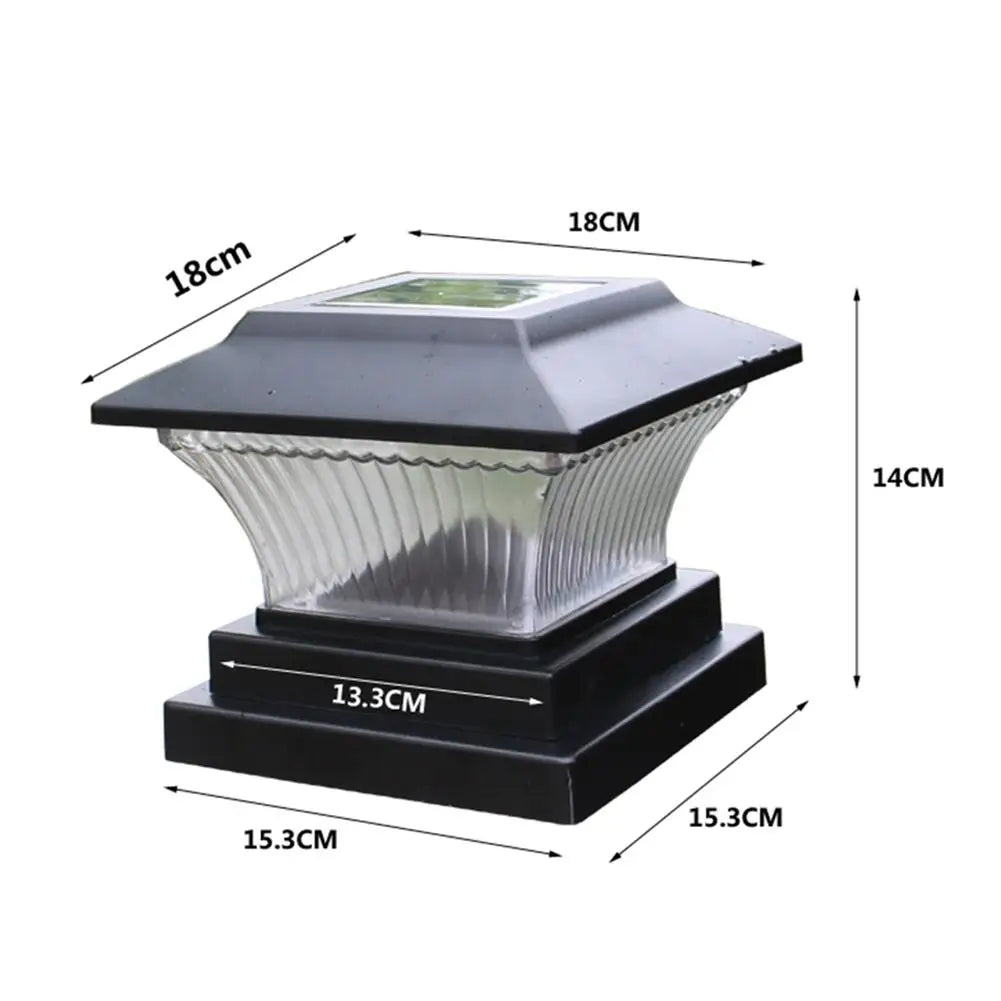 Solar LED Buitenlamp - LumiPillar, Energiezuinige Verlichting voor Tuin, Oprit of Terras