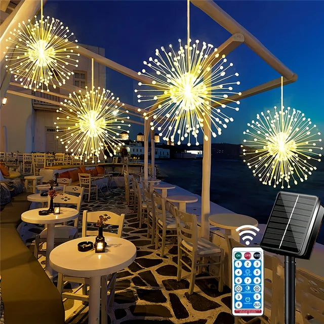 Hangende Solar Feestlamp - Betoverende Verlichting voor Tuin en Feesten