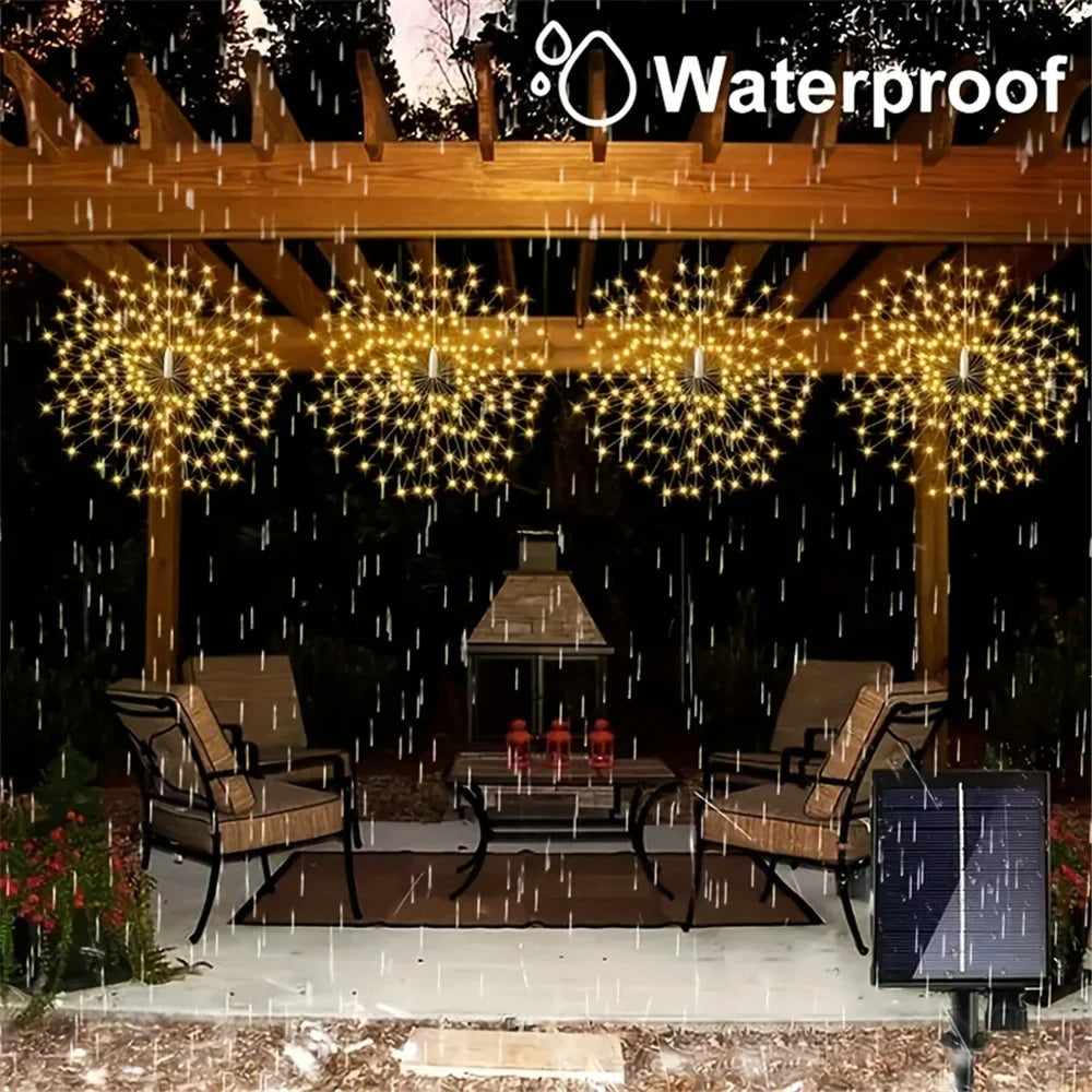 Hangende Solar Feestlamp - Betoverende Verlichting voor Tuin en Feesten