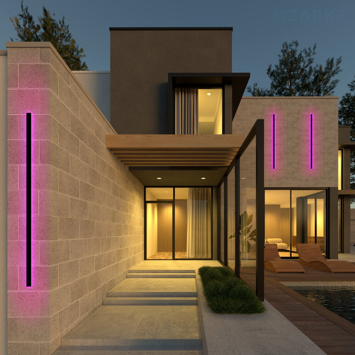 Svelte RGB Buiten Wandlamp