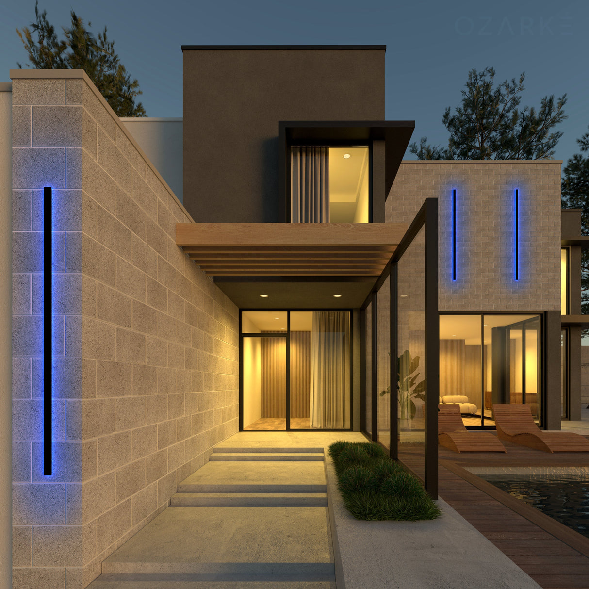 Svelte RGB Buiten Wandlamp