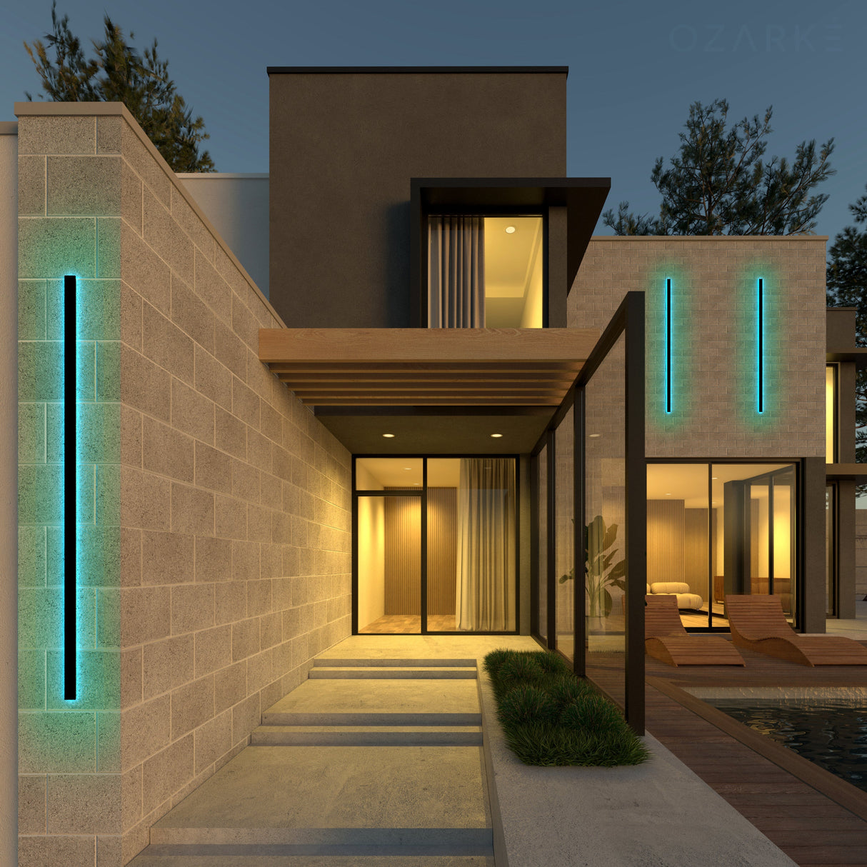 Svelte RGB Buiten Wandlamp