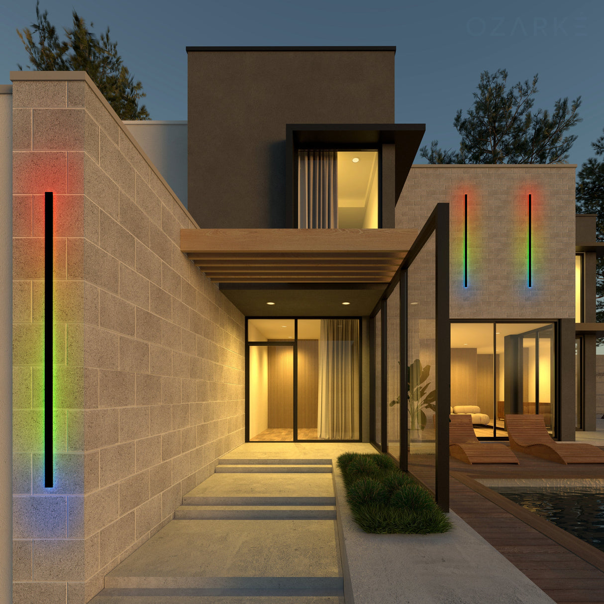 Svelte RGB Buiten Wandlamp