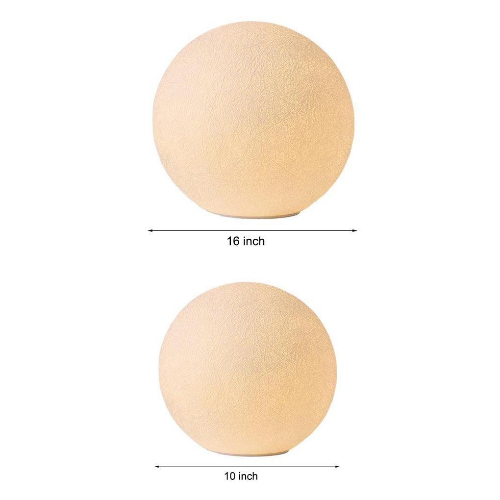 Hars Ronde Bol Maan LED Waterdichte Witte Moderne Buitenverlichting Heklampen