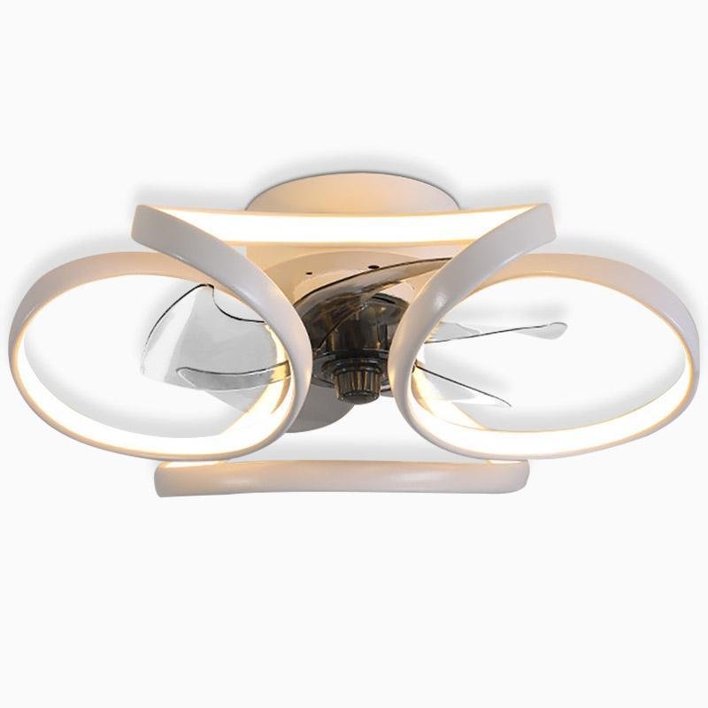 Bloem LED Moderne Plafondventilator Met Afstandsbediening