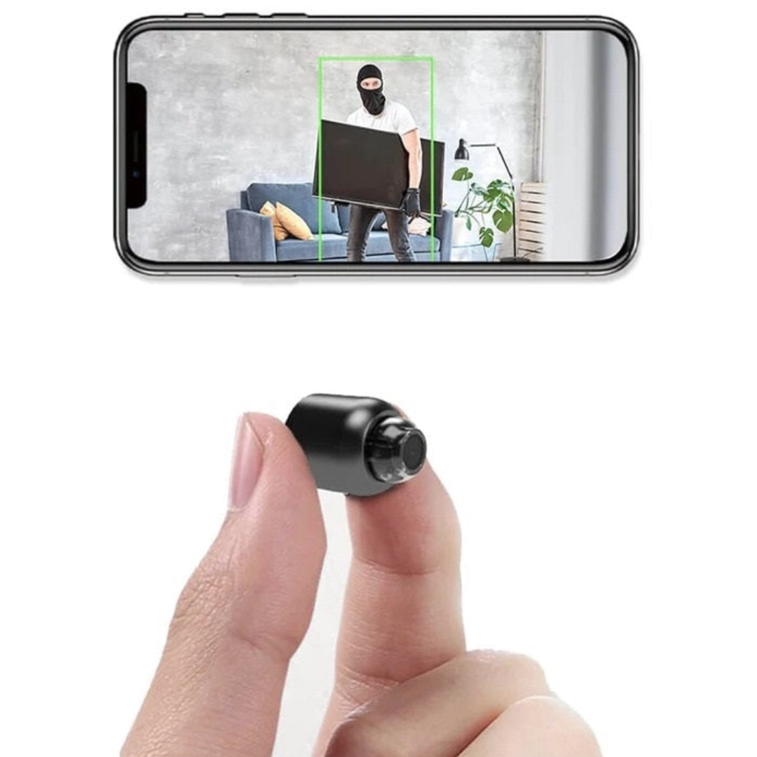 Compacte WiFi Beveiligingscamera met Nachtzicht | Draadloze Smart Home Veiligheidscamera