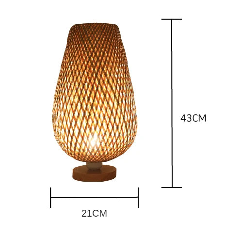 RetroBambooCraft - Vintage Bamboe Handwerk Lampen