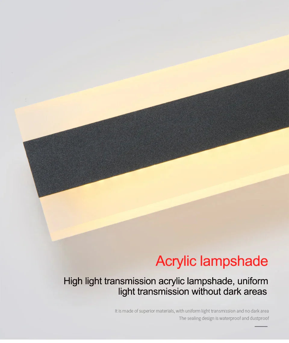 Weerbestendige LED Buitenmuurlamp | Modern Design voor Tuin, Terras & Voorgevel | Waterdicht IP65 | Energiezuinig