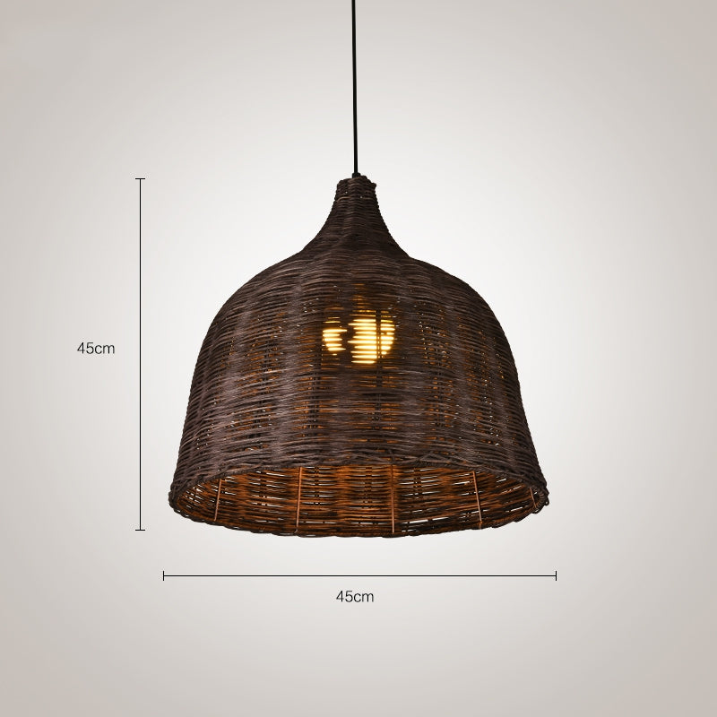 Rotan Bamboe Mand Eetkamer Hanglamp