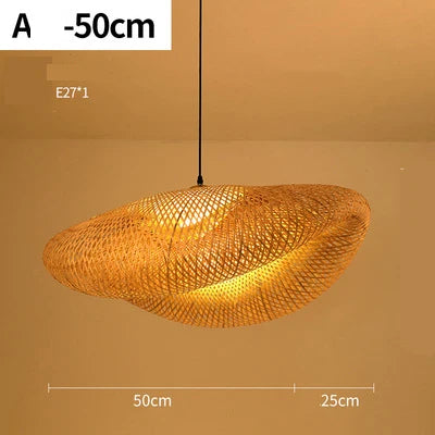 Handgemaakte Rotan Hanglamp | Natuurlijke Verlichting voor Woonkamer & Eetkamer | Sfeervolle Bohemian Stijl