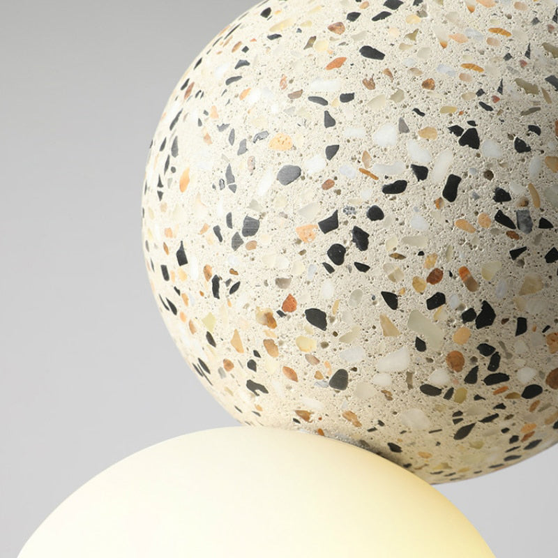 Aurora Kleine LED Hanglampen - Modern Design met Zwart en Wit Glas voor Eettafel en Keuken
