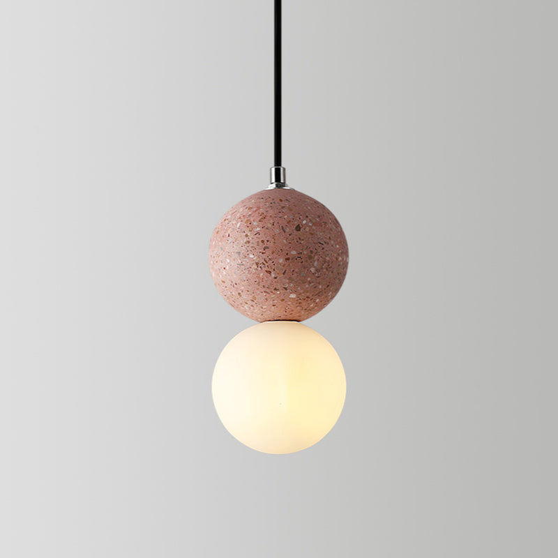 Aurora Kleine LED Hanglampen - Modern Design met Zwart en Wit Glas voor Eettafel en Keuken