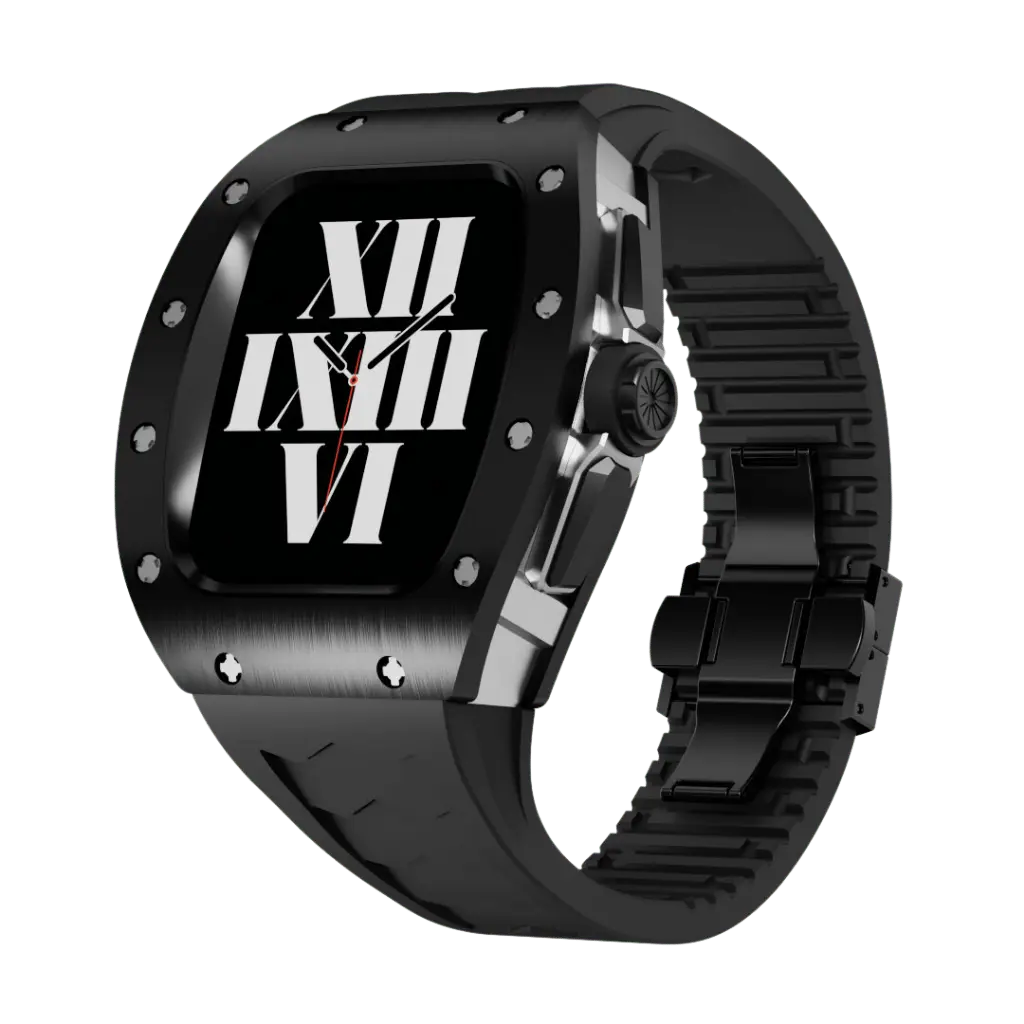 Luxe Titanium Apple Watch Hoes – Bescherming & Stijl voor Series 1-6