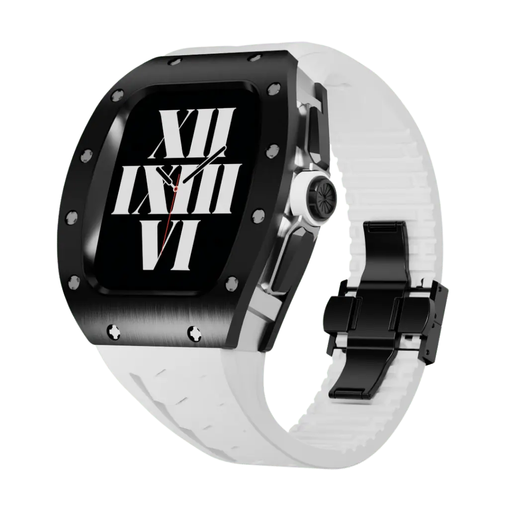 Luxe Titanium Apple Watch Hoes – Bescherming & Stijl voor Series 1-6