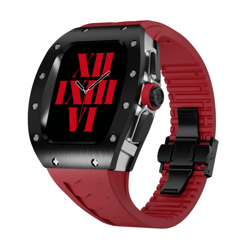 Luxe Titanium Apple Watch Hoes – Bescherming & Stijl voor Series 1-6