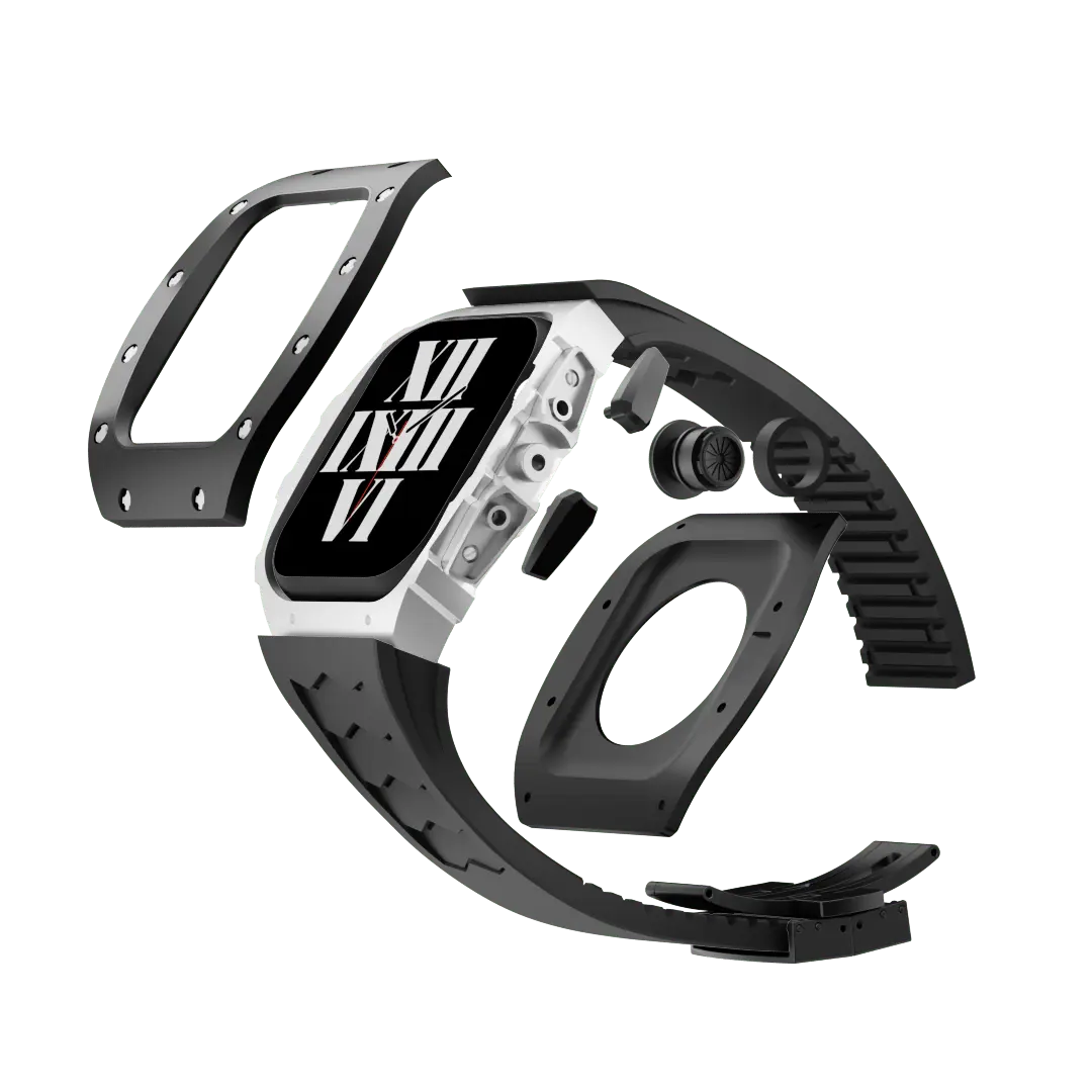 Luxe Titanium Apple Watch Hoes – Bescherming & Stijl voor Series 1-6