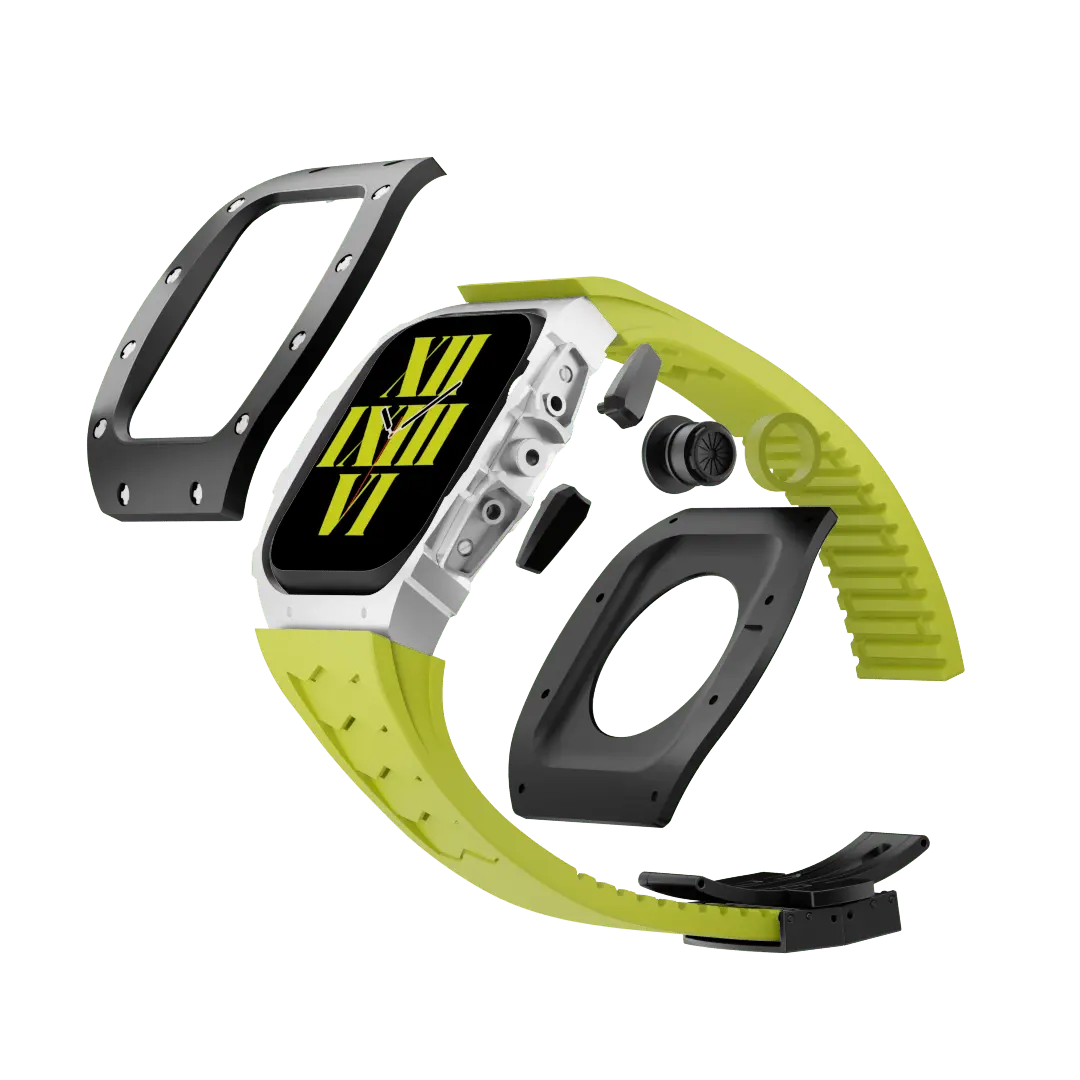 Luxe Titanium Apple Watch Hoes – Bescherming & Stijl voor Series 1-6