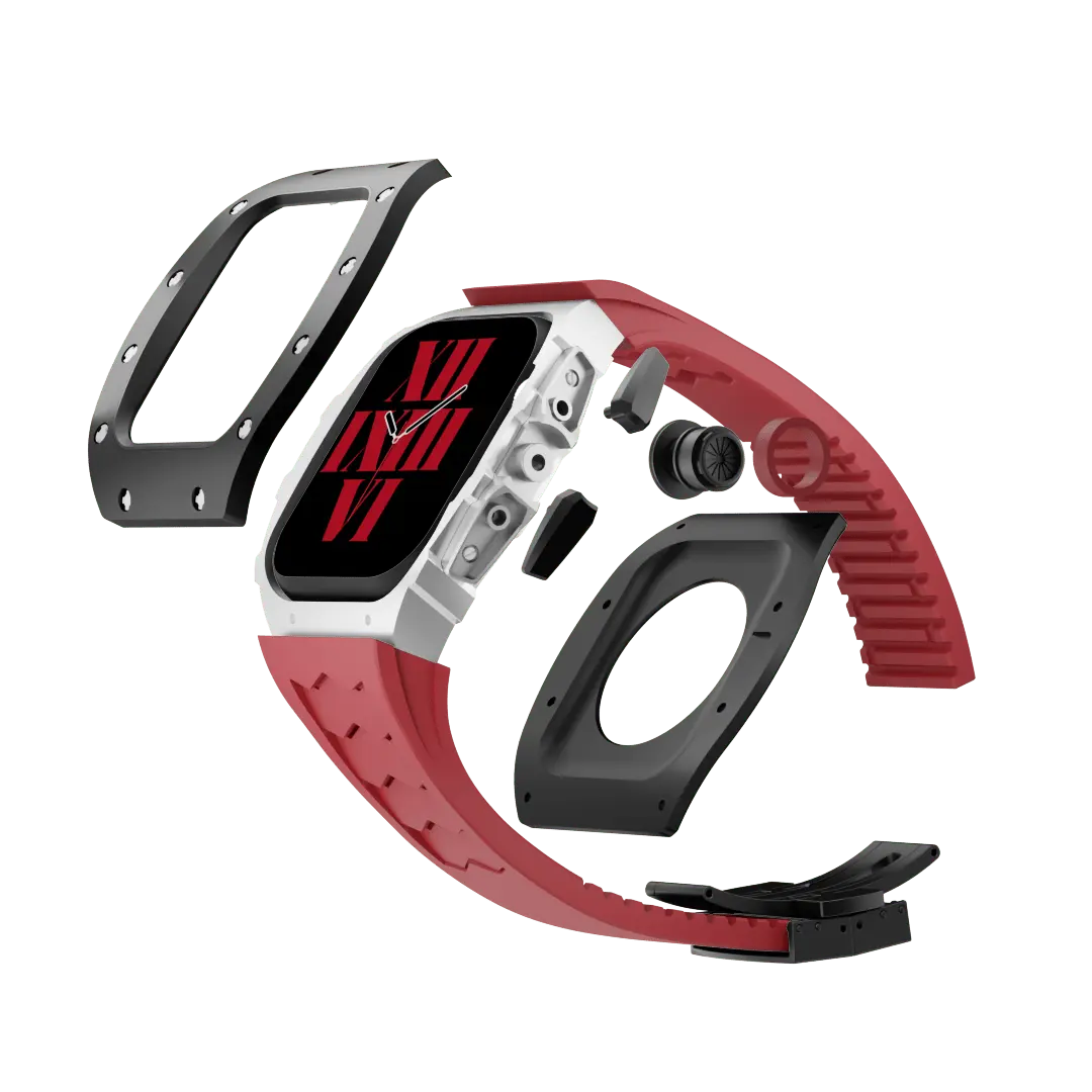 Luxe Titanium Apple Watch Hoes – Bescherming & Stijl voor Series 1-6