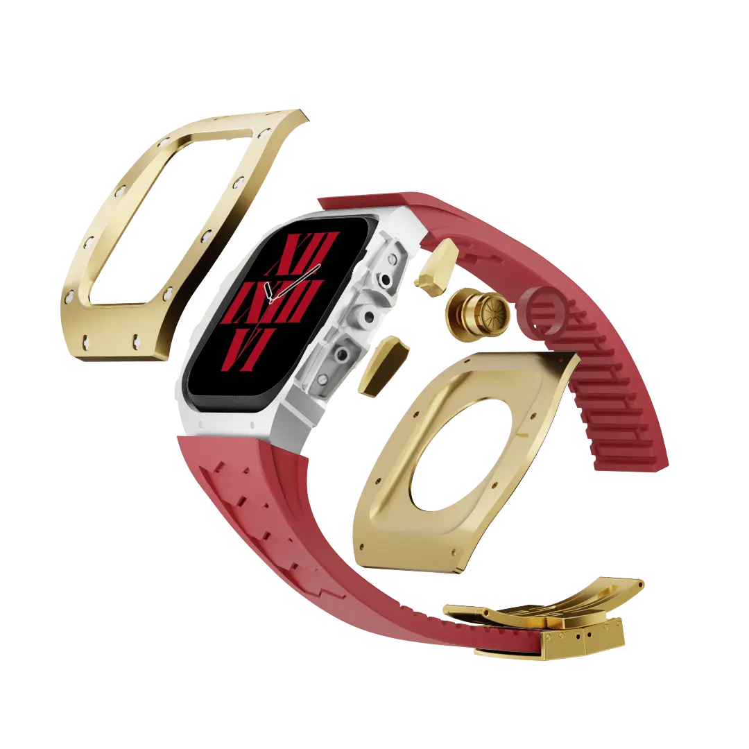 Luxe Titanium Apple Watch Hoes – Bescherming & Stijl voor Series 1-6