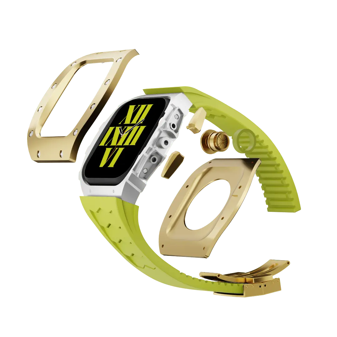 Luxe Titanium Apple Watch Hoes – Bescherming & Stijl voor Series 1-6