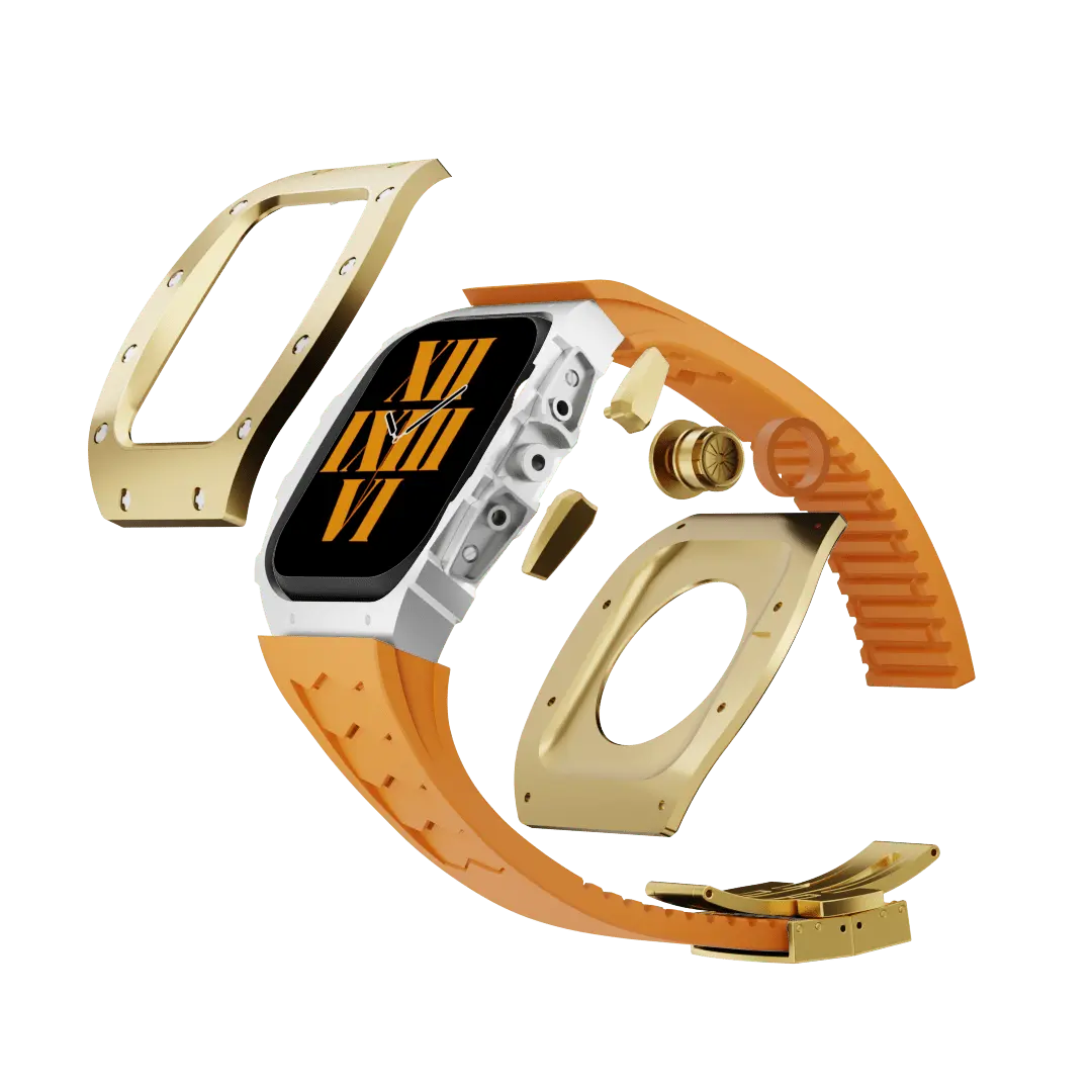 Luxe Titanium Apple Watch Hoes – Bescherming & Stijl voor Series 1-6