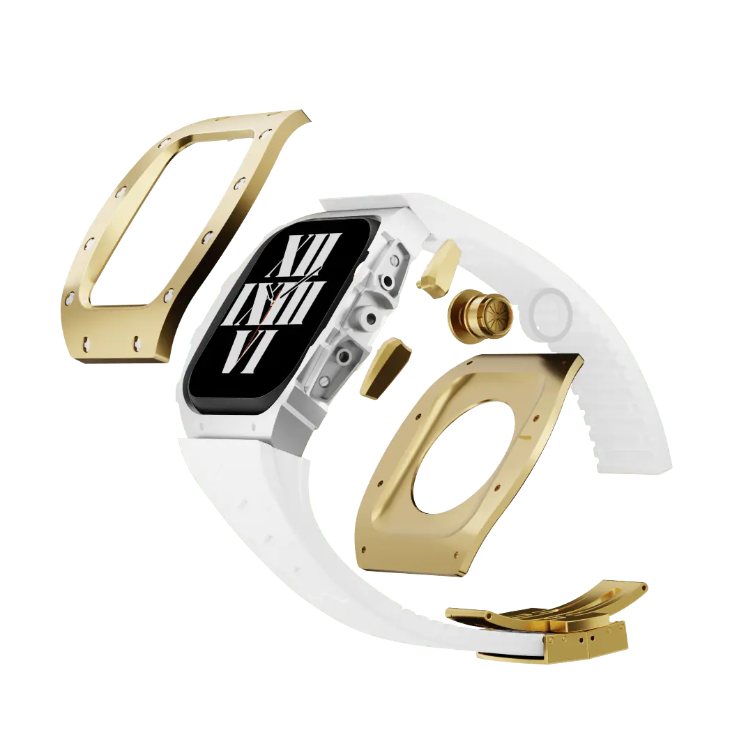 Luxe Titanium Apple Watch Hoes – Bescherming & Stijl voor Series 1-6