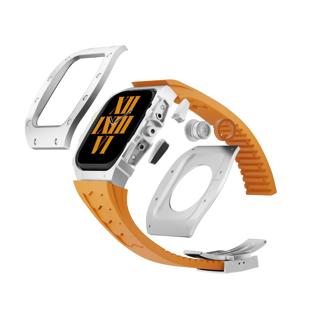 Luxe Titanium Apple Watch Hoes – Bescherming & Stijl voor Series 1-6