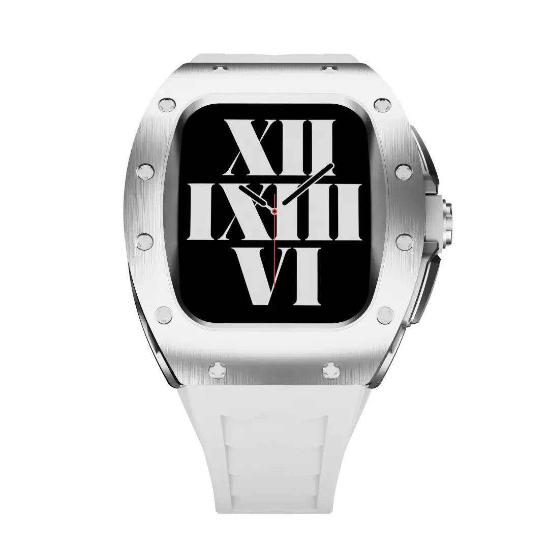 Luxe Titanium Apple Watch Hoes – Bescherming & Stijl voor Series 1-6