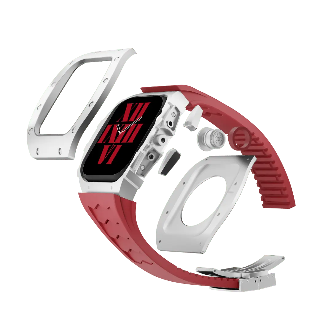 Luxe Titanium Apple Watch Hoes – Bescherming & Stijl voor Series 1-6