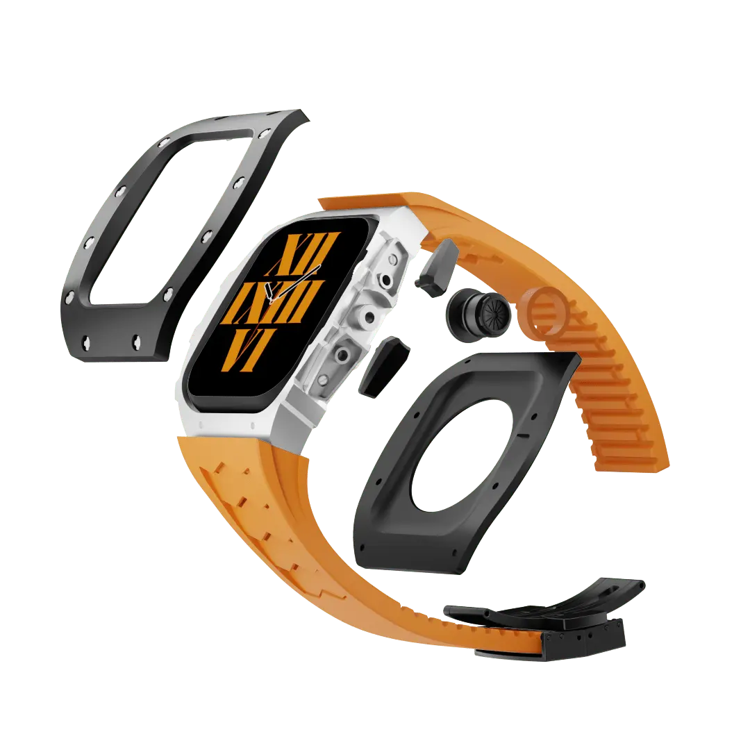 Luxe Titanium Apple Watch Hoes – Bescherming & Stijl voor Series 1-6