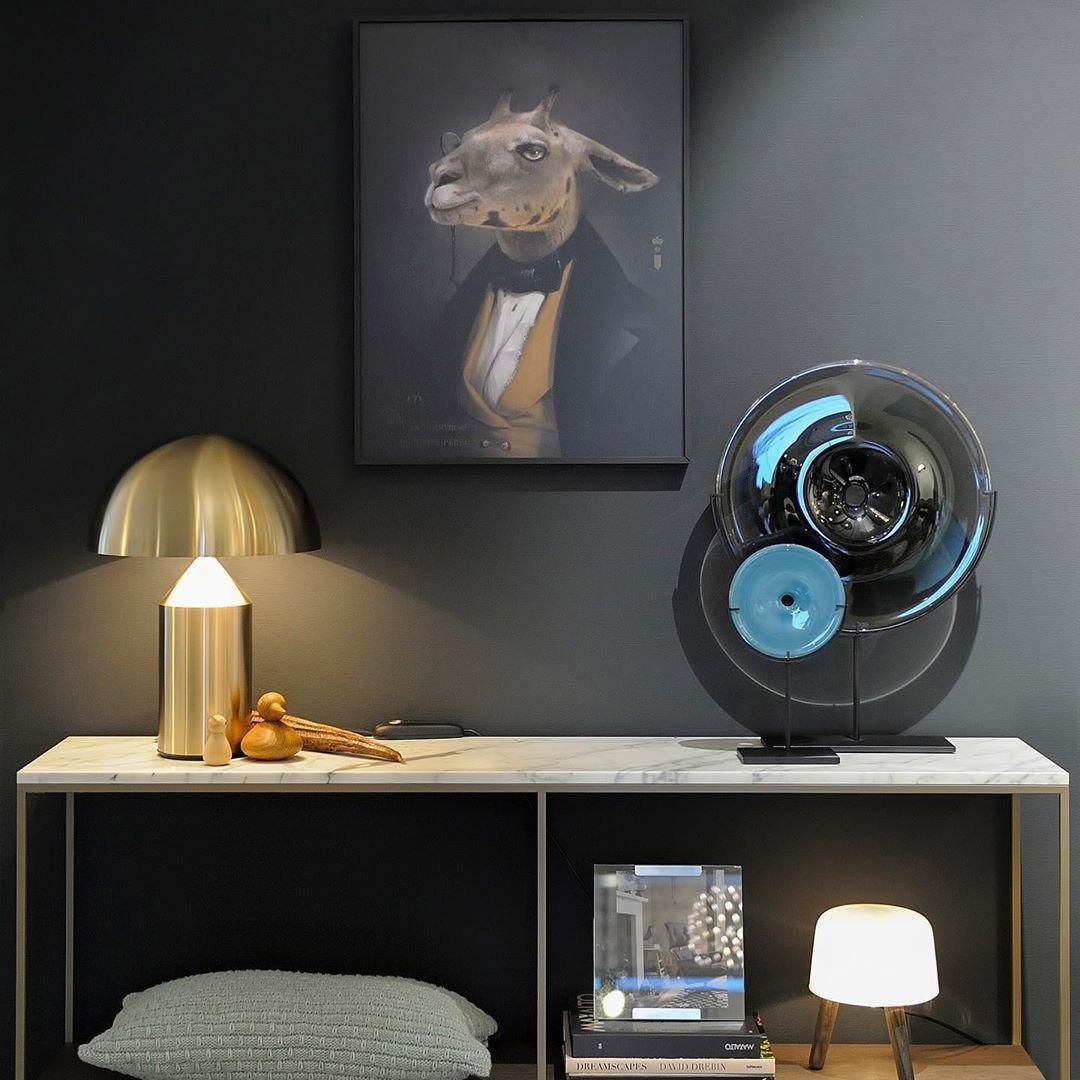 Moderne Luna Metalen Tafellamp – Stijlvolle Verlichting voor Woonkamer, Bureau of Nachtkastje