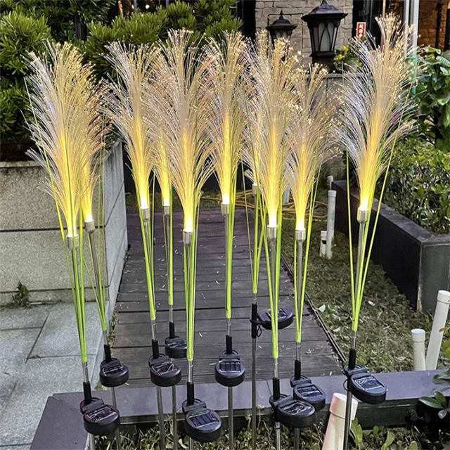 Solar Rieten Tuinlamp - Kleurrijke LED Tuinverlichting met IP65 Waterdichte Bescherming