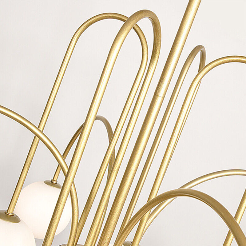 Moderne Gran Finale Hangende Kroonluchters Lange Lijn Metaal Lichtarmatuur