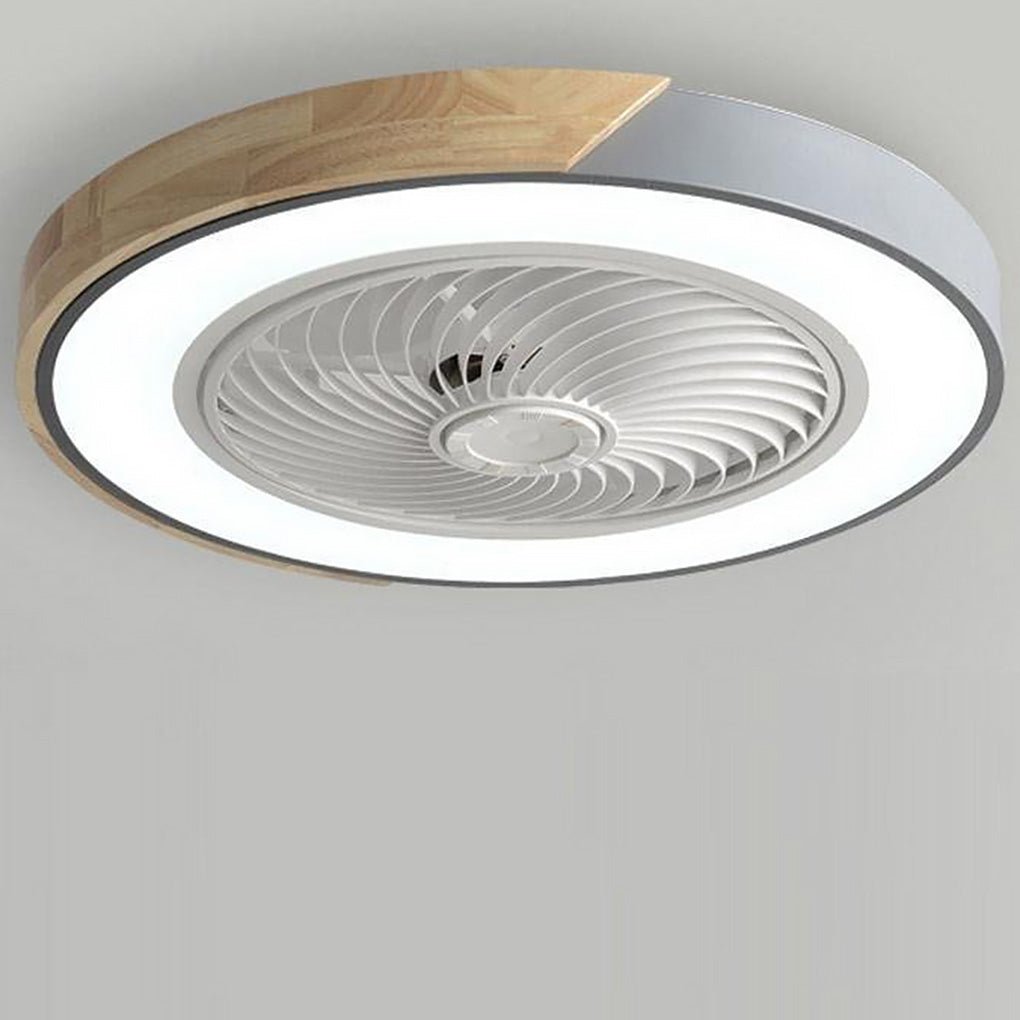 Ronde Vierkante Geïntegreerde LED Ventilator Plafondlamp Met Afstandsbediening