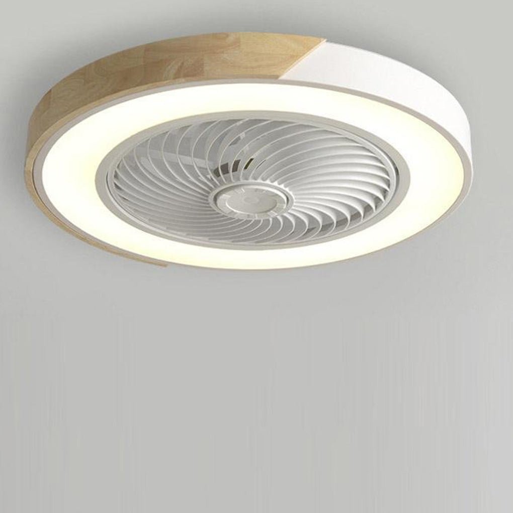 Ronde Vierkante Geïntegreerde LED Ventilator Plafondlamp Met Afstandsbediening