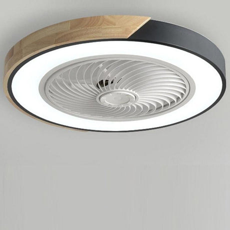Ronde Vierkante Geïntegreerde LED Ventilator Plafondlamp Met Afstandsbediening
