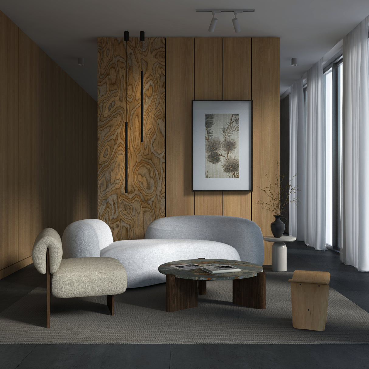 Nordic Moderne Minimalistische LED Lineaire Hanglamp