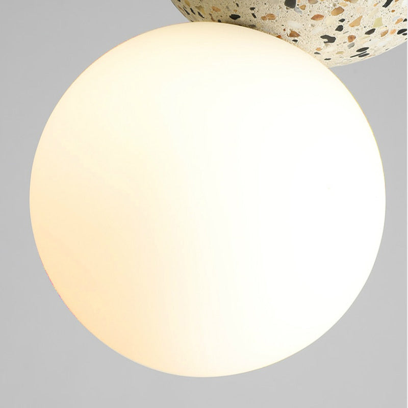 Aurora Kleine LED Hanglampen - Modern Design met Zwart en Wit Glas voor Eettafel en Keuken
