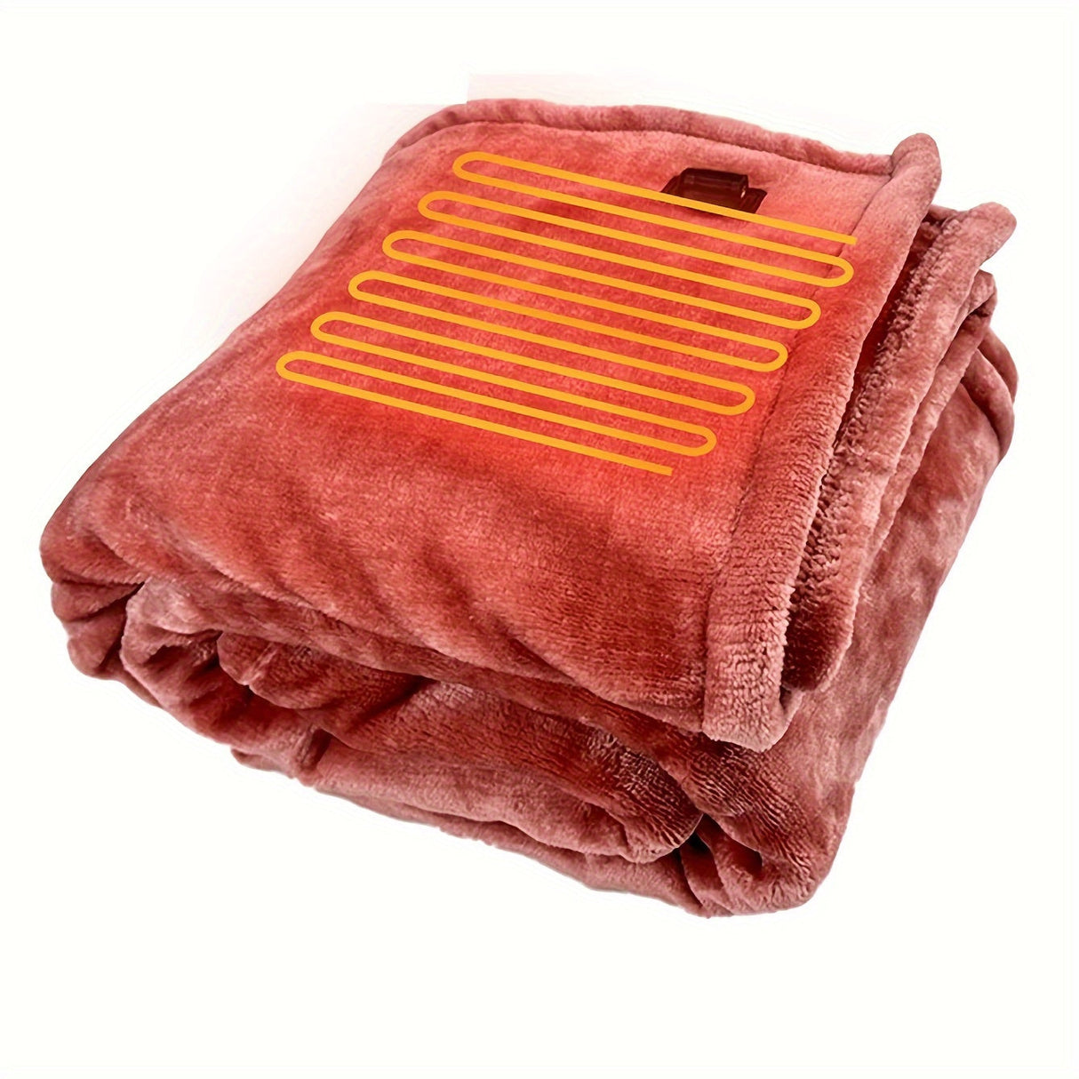 12V Verwarmde Autodeken - Zachte Flanellen Deken met Oververhittingsbeveiliging voor Auto en Kamperen