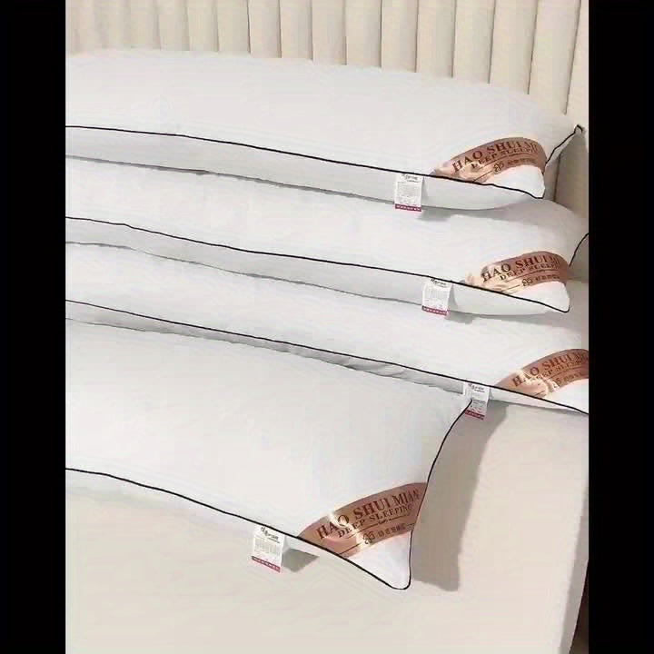 LuxurySoft - Extra Lang Hypoallergeen Kussen voor Rug- en Zijslapers, Zacht en Ademend, Machinewasbaar