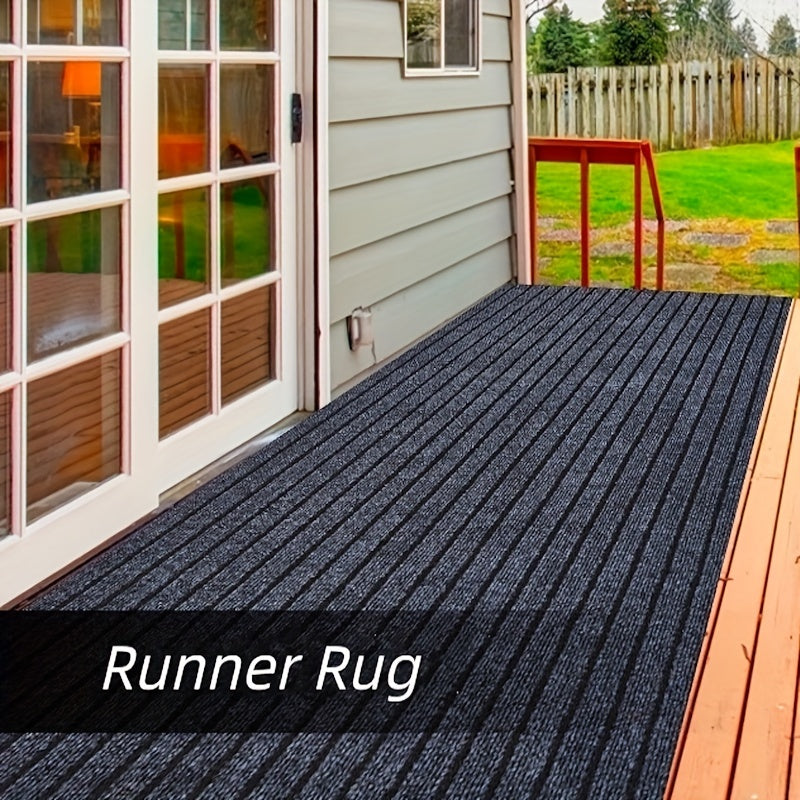 Antislip Lange Loper – Wasbare Tapijt met Rubberen Onderkant voor Binnen & Buiten | Perfect voor Hal & Balkon