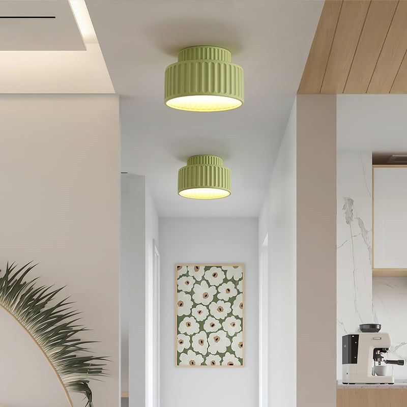 Vintage Crème Stijl Geschilderde Plafondlamp