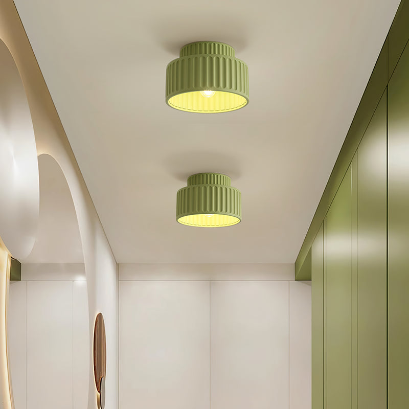 Vintage Crème Stijl Geschilderde Plafondlamp