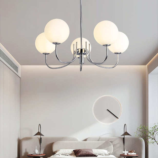 Bubbel Roze Glas Marshmallow Kroonluchter