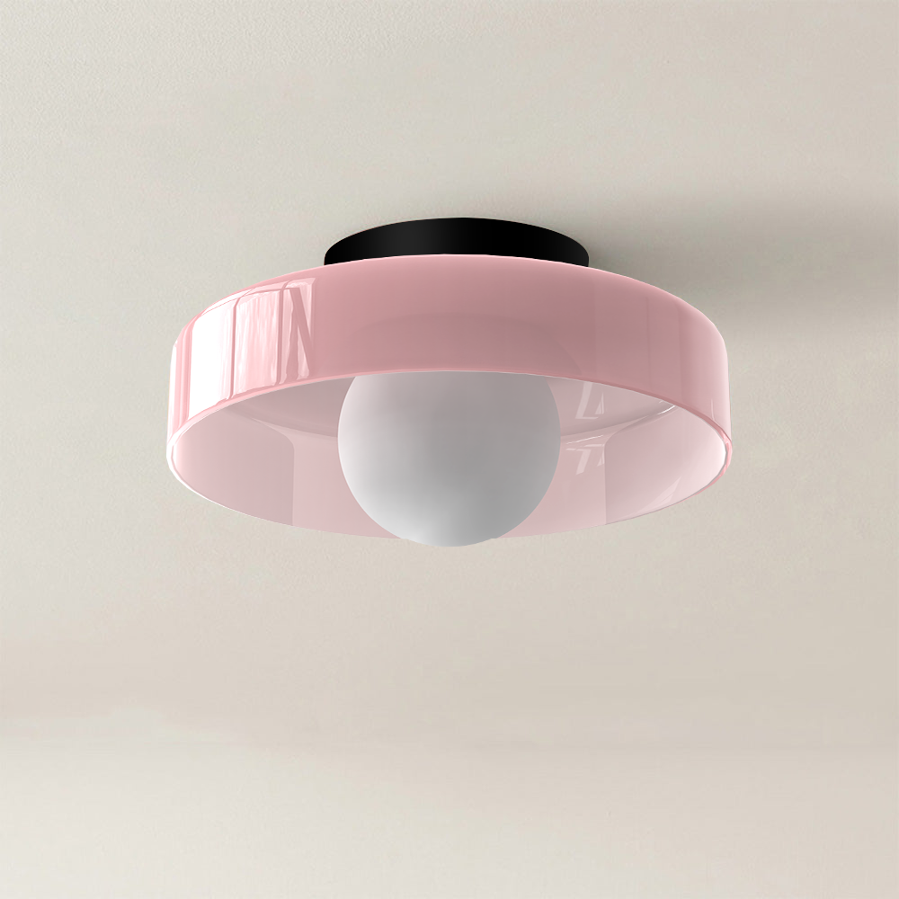 Glazen Ronde LED Plafondlamp