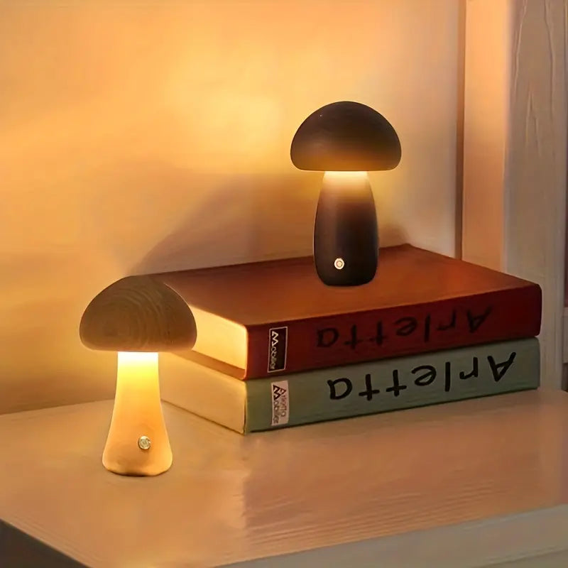 MagiLamp - Draadloze Paddenstoellamp | LED Tafellamp voor Sfeerverlichting en Gezellige Ruimtes
