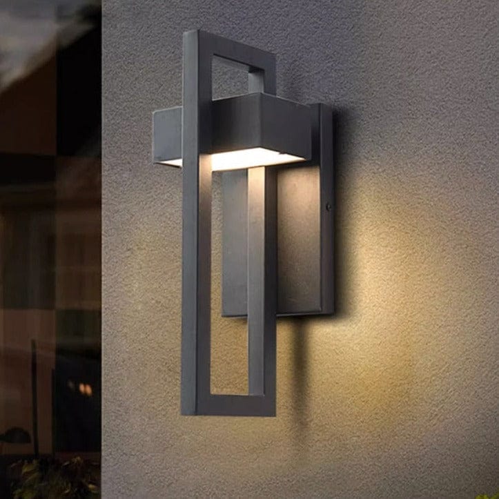 Moderne Buiten Wandlamp – Weerbestendige LED Verlichting voor Tuin, Terras, en Balkon – Roestvrij Staal en Acryl